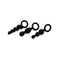Набір анальних пробок Satisfyer Plugs black 3 шт