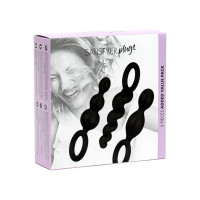 Набір анальних пробок Satisfyer Plugs black 3 шт