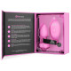 Анальна пробка з вібрацією та пультом керування B-Vibe Vibrating Heart Plug S/M рожева