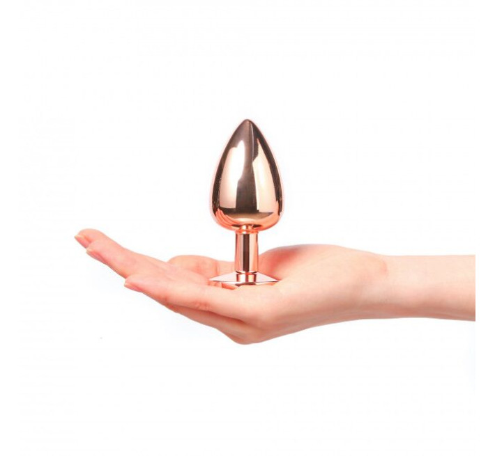 Металлическая анальная пробка с украшением в виде кристалла Marc Dorcel - Diamond Plug L