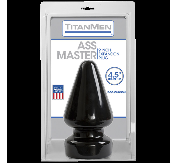 Пробка для фистинга Doc Johnson Titanmen Tools Butt Plug 4.5 Inch Ass Master