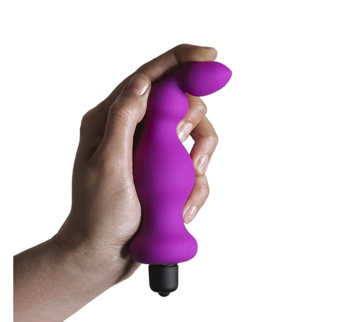 Анальная пробка с вибрацией Adrien Lastic Bullet Amuse Фиолетовая