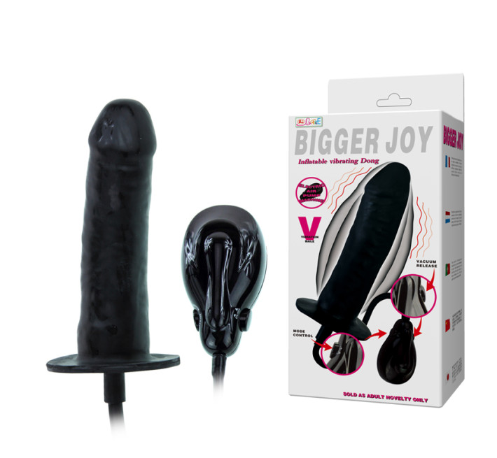 Фалоімітатор LyBaile Bigger Joy Inflateable Vibrating Dong