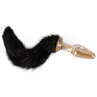 Анальна пробка You2Toys Glass Plug with Tail Прозора Анальна пробка You2Toys Glass Plug with Tail Прозора