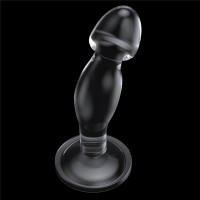 Анальна пробка LoveToy Flawless Clear Prostate Plug 6.5" Clear Анальна пробка LoveToy Flawless Clear Prostate Plug 6.5" Clear