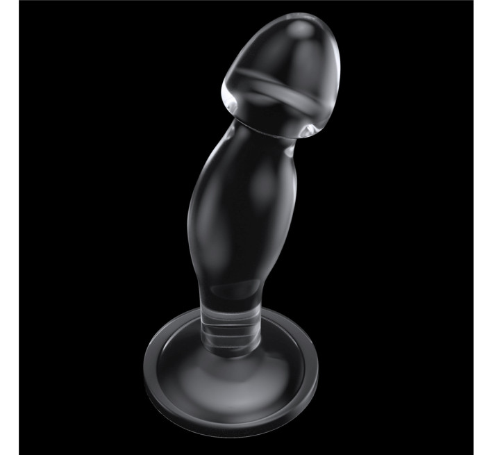 Анальна пробка LoveToy Flawless Clear Prostate Plug 6.5" Clear