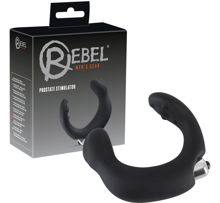 Масажер простати Rebel Prostate Stimulator Prostata-Vibrator Чорний