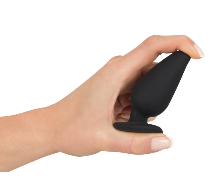 Анальна пробка Black Velvets Heavy Plug Medium Чорна