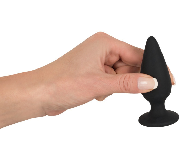 Анальна пробка Black Velvets Heavy Plug Medium Чорна