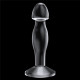 Анальна пробка LoveToy Flawless Clear Prostate Plug 6.5" Clear