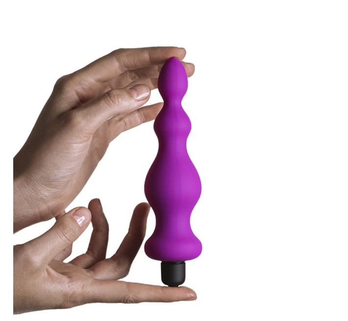 Анальная пробка с вибрацией Adrien Lastic Bullet Amuse Фиолетовая