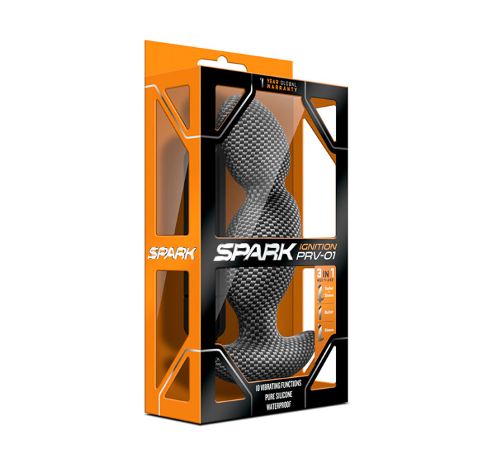 Анальний стимулятор Blush Spark Ignition Prv-01 Carbon Fiber
