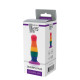 Райдужна Анальна пробка Dreamtoys Colourful Love Plug S