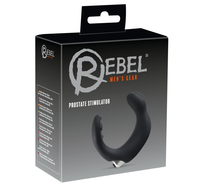 Масажер простати Rebel Prostate Stimulator Prostata-Vibrator Чорний