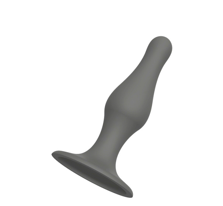 Анальний плаг Dreamtoys Plug With Suction Cup Сіра