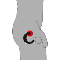 Масажер простати Rebel Prostate Stimulator Prostata-Vibrator Чорний