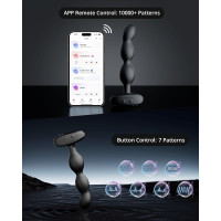 Анальне смарт-намисто з вібрацією та обертанням Lovense Ridge, унісекс Анальне смарт-намисто з вібрацією та обертанням Lovense Ridge, унісекс