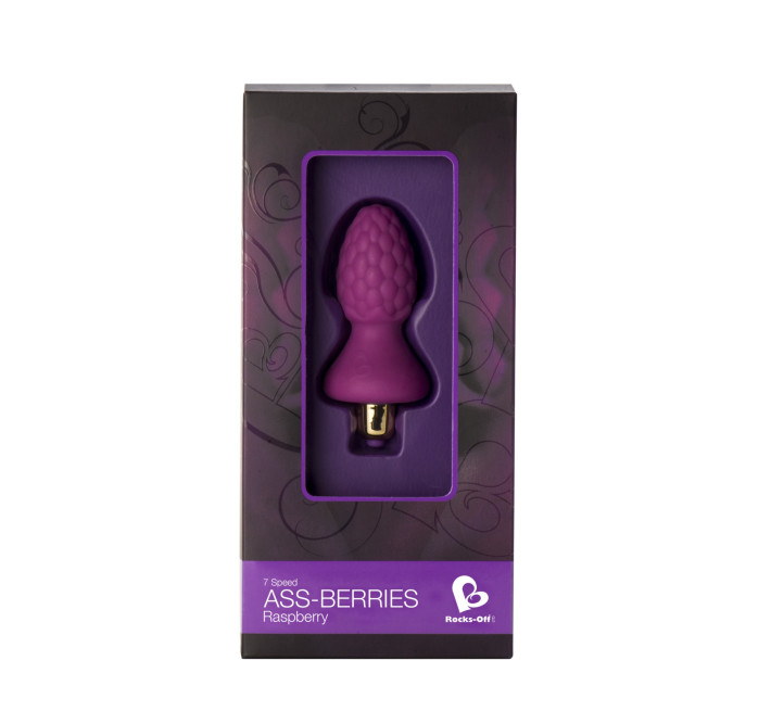 Анальный стимулятор Rocks Off Ass-Berries 7 Raspberry