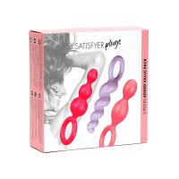 Набор анальных пробок Satisfyer Plugs colored 3 шт Набор анальных пробок Satisfyer Plugs colored 3 шт