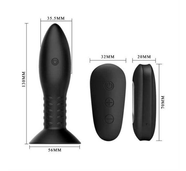 Анальная пробка Mr.Play Rotation Beads Anal Plug