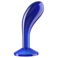 Анальна пробка LoveToy Flawless Clear Prostate Plug 6" Blue Анальна пробка LoveToy Flawless Clear Prostate Plug 6" Blue