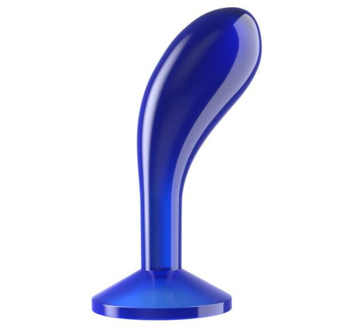 Анальная пробка LoveToy Flawless Clear Prostate Plug 6" Blue