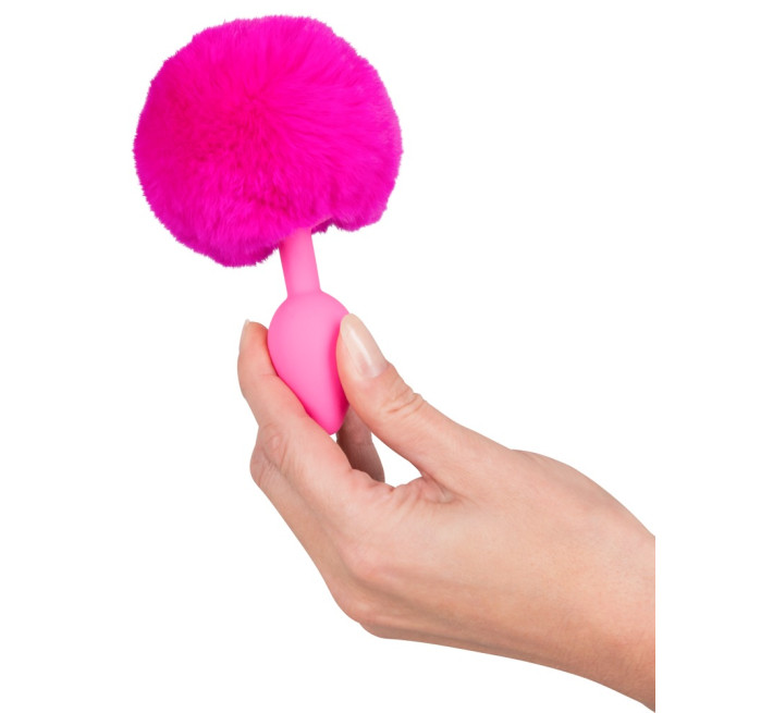 Анальна пробка You2Toys Colorful Joy Bunny Tail Plug Рожева