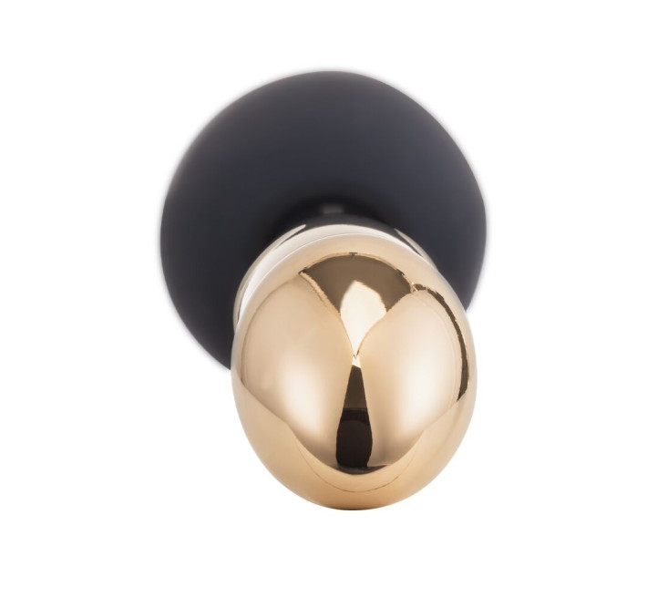 Вібромасажер простати LOCKINK SEVANDA Hercules, золотистий, 10 режимів, пульт ДК, знімна присоска