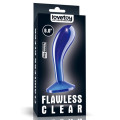 Анальная пробка LoveToy Flawless Clear Prostate Plug 6" Blue