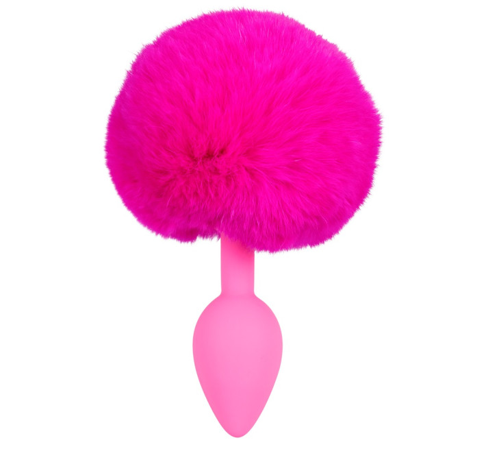 Анальна пробка You2Toys Colorful Joy Bunny Tail Plug Рожева