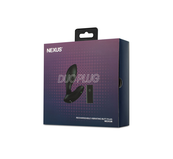 Анальна вібропробка Nexus DUO Plug Medium, пульт ДК