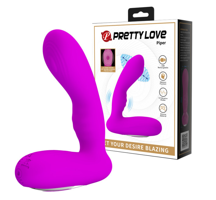 Массажер простаты Pretty Love Piper Prostate Stuimulator Purple
