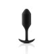 Анальна пробка із зміщеним центром ваги B-Vibe Snug Plug 2 чорна