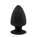 Термоактивна Анальна пробка Dreamtoys Premium Silicone Plug Чорна L