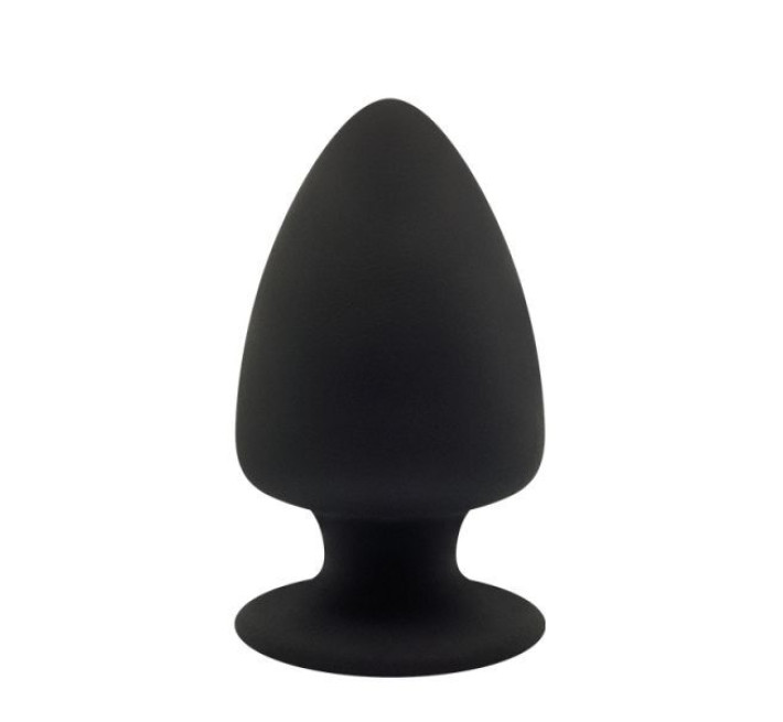 Термоактивна Анальна пробка Dreamtoys Premium Silicone Plug Чорна L