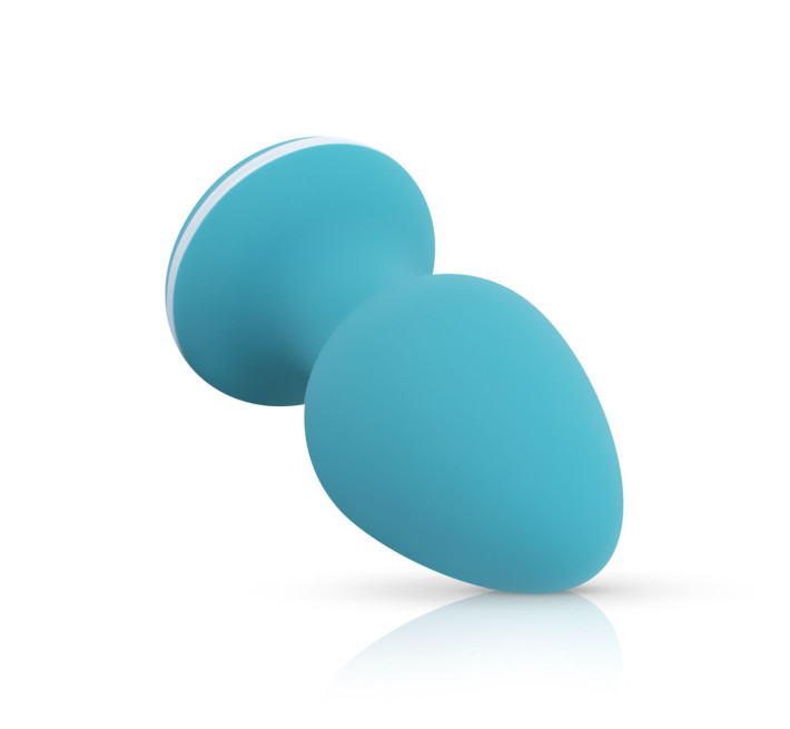 Анальна вібропробка Cala Azul – Blanca Vibrating anal plug, 10 режимів