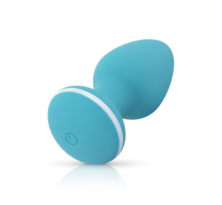 Анальна вібропробка Cala Azul – Blanca Vibrating anal plug, 10 режимів