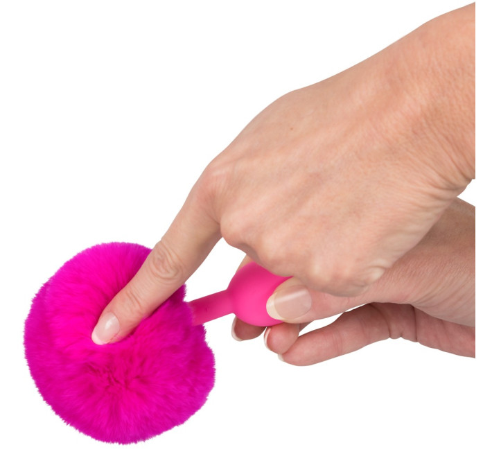 Анальна пробка You2Toys Colorful Joy Bunny Tail Plug Рожева