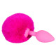 Анальна пробка You2Toys Colorful Joy Bunny Tail Plug Рожева