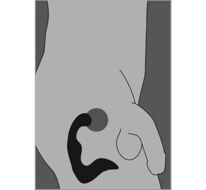 Масажер простати Rebel Prostate Plug recharge Чорний