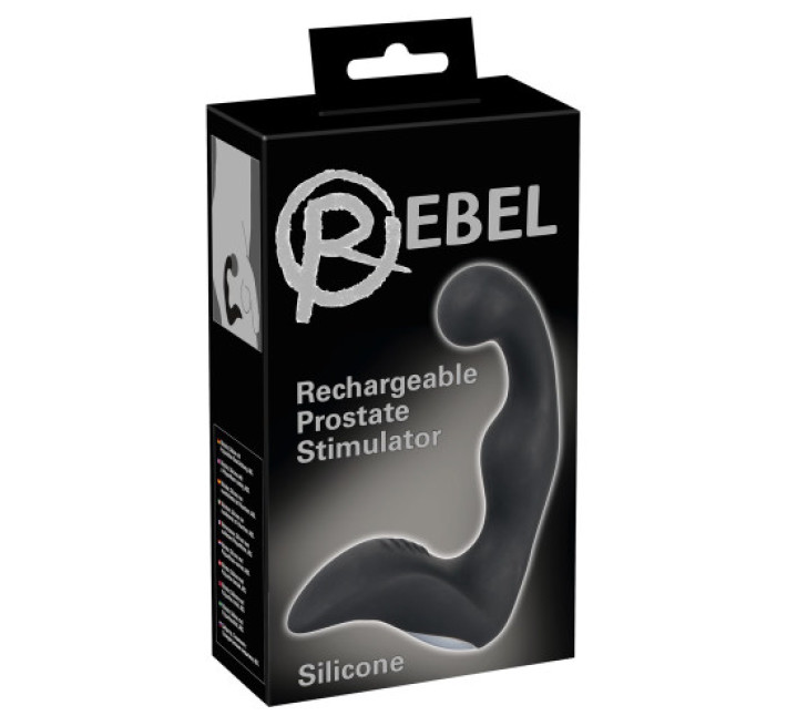 Масажер простати Rebel Prostate Plug recharge Чорний