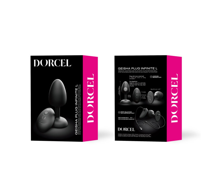 Анальна вібропробка Dorcel GEISHA PLUG INFINITE L