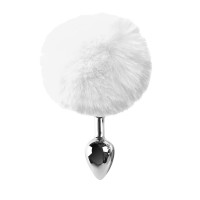 Металева анальна пробка М Art of Sex — Bunny Tails Butt plug, Білий Металева анальна пробка М Art of Sex — Bunny Tails Butt plug, Білий