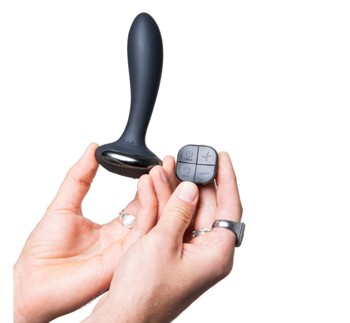 Анальна вібропробка Hot Octopuss PleX with flex, Treble and Bass Technology, 2 мотори, пульт ДК