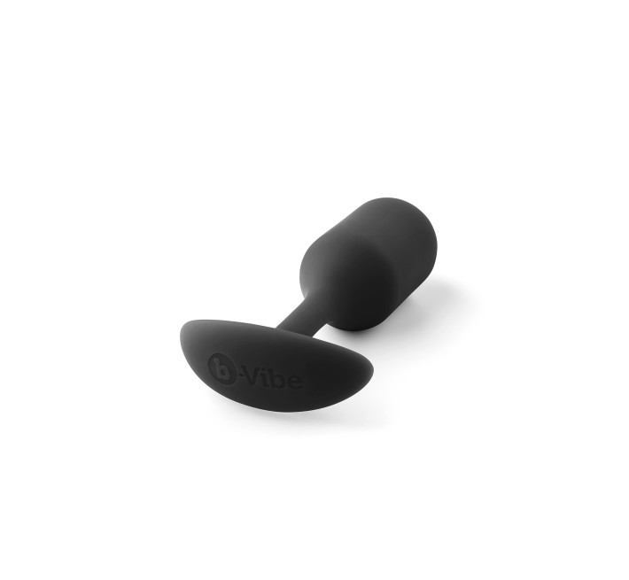 Анальна пробка із зміщеним центром ваги B-Vibe Snug Plug 2 чорна