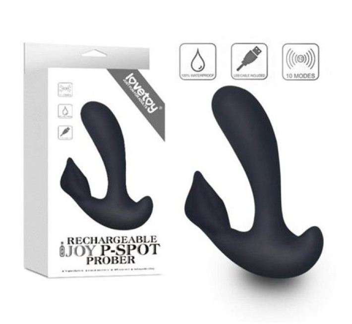 Массажер простаты LoveToy IJOY Rechargeable P spot Prober Черный