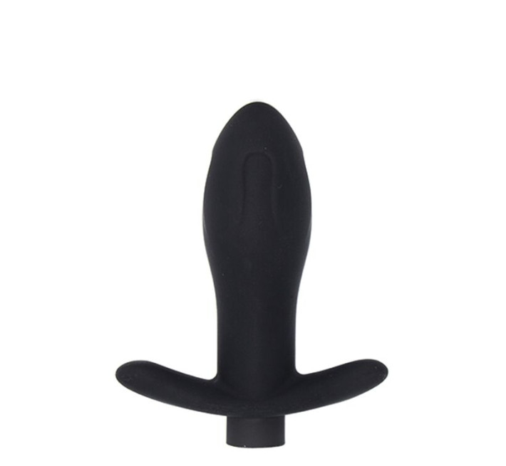 Анальная пробка с вибрацией MAI Attraction Toys №87 Черная 11/3,5 см