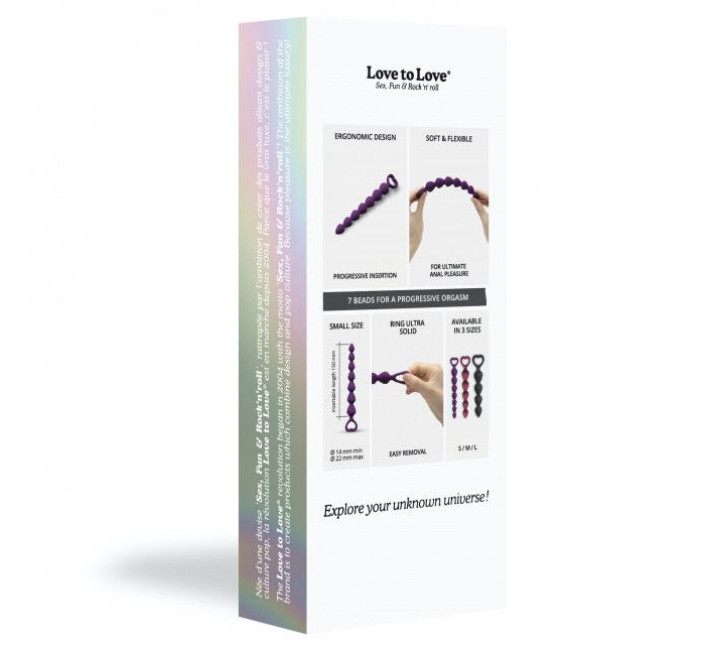 Анальний ланцюжок Love To Love BING BANG S - PURPLE RAIN