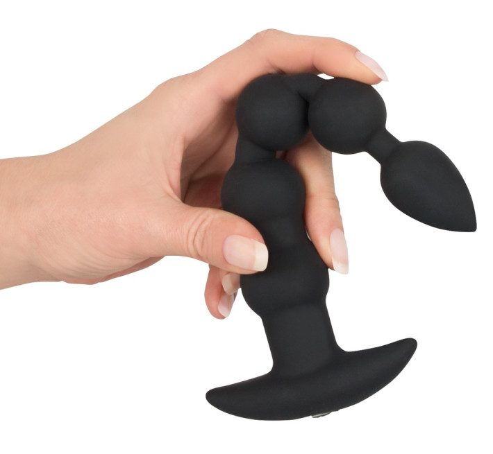 Анальний стимулятор Black Velvets Rechargeable Beads