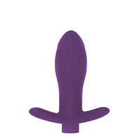 Анальна пробка з вібрацією MAI Attraction Toys №87 Фіолетова 11/3,5 см
